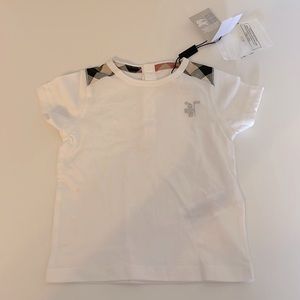Burberry infant tshirt new!